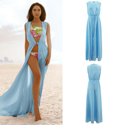 Μοντέρνο μακρύ μοντέλο παρεό με συνδέσμους σε διάφορα χρώματα