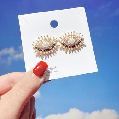 Új szem alakú női fülbevaló modell, két színben