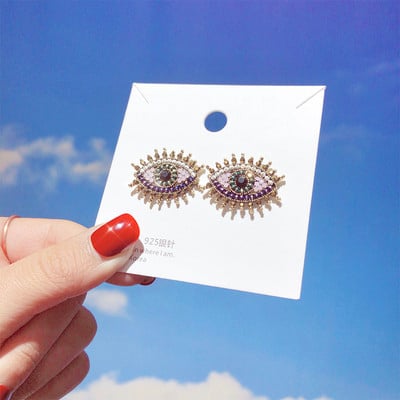 Új szem alakú női fülbevaló modell, két színben