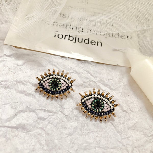 Új szem alakú női fülbevaló modell, két színben