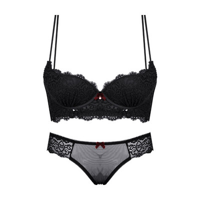 Modern női intim szett különböző színekben csipkével