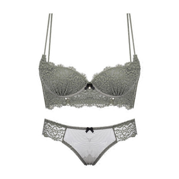 Modern női intim szett különböző színekben csipkével