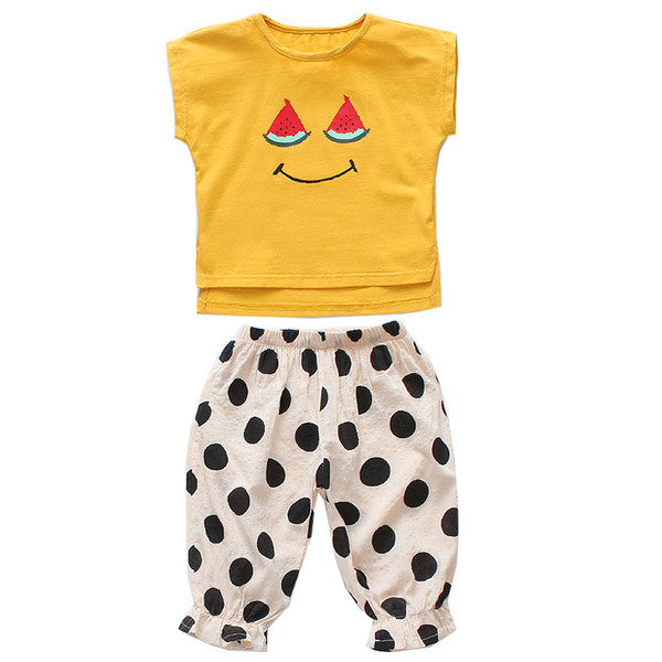 Set modern pentru copii cu aplicare in doua culori - pentru fete