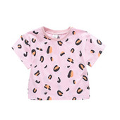 Modern, rózsaszín és fehér póló lányoknak