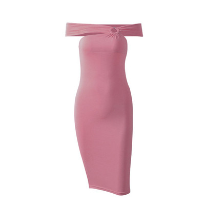 Rochie eleganta de dama model Slim in gri, roz si portocaliu