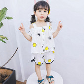 Modern gyerekkészlet fehér színben - lányoknak