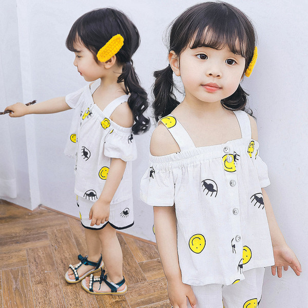 Modern gyerekkészlet fehér színben - lányoknak