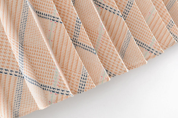 Fusta lunga plisata de dama cu fermoar