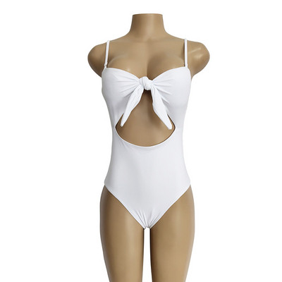 Κομψό ολόσωμο μαγιό με κορδόνια σε διάφορα χρώματα