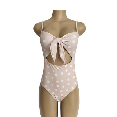 Κομψό ολόσωμο μαγιό με κορδόνια σε διάφορα χρώματα