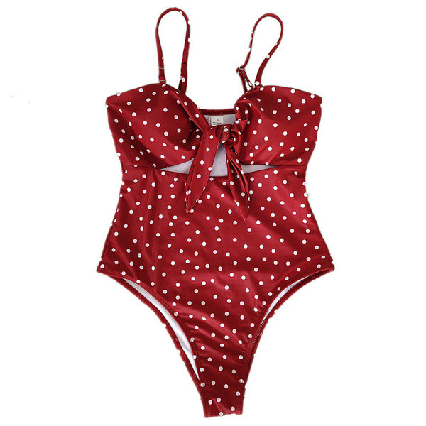 Κομψό ολόσωμο μαγιό με κορδόνια σε διάφορα χρώματα