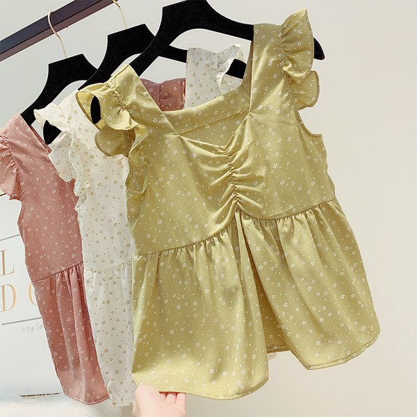 Virágmintás női felső, három színben