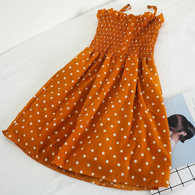 Rochie de dama moderna cu model decupat buline in mai multe culori