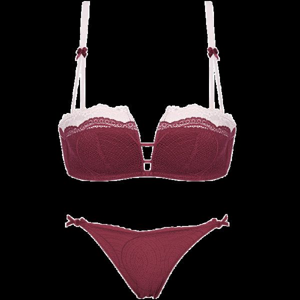 Lenjerie moderna din doua piese cu dantela in trei culori