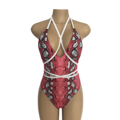 Γυναικείο ολόσωμο μαγιό με δεσμούς σε διάφορα χρώματα