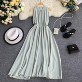 Stílusos női ruha - hosszú modell több színben