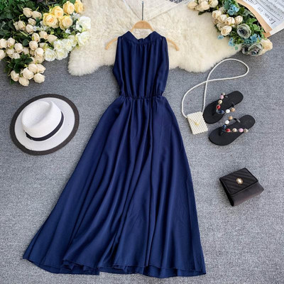 Stílusos női ruha - hosszú modell több színben