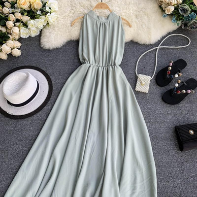 Stílusos női ruha - hosszú modell több színben