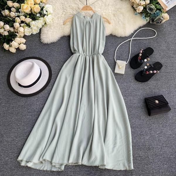 Stílusos női ruha - hosszú modell több színben