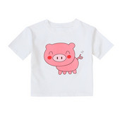 Gyerek póló lányoknak - fehér színben, különféle felvitelekkel