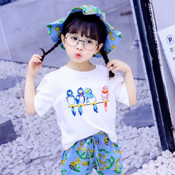 Gyerek póló lányoknak - fehér színben, különféle felvitelekkel