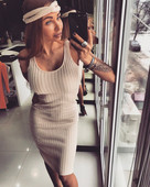 Rochie casual dama Model subtire cu bretele late in mai multe culori