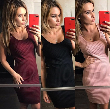 Rochie casual dama Model subtire cu bretele late in mai multe culori