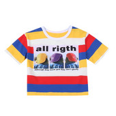 Alkalmi gyerek póló rátéttel lányoknak