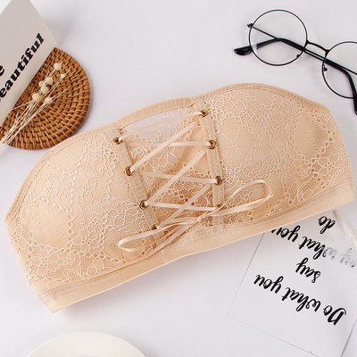 Női melltartó három színben, csipkével és nyakkendővel