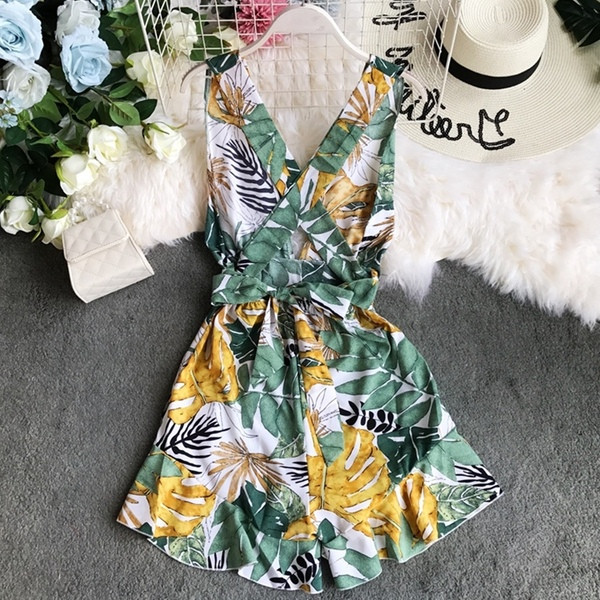 Salopeta de dama eleganta cu model floral in mai multe culori