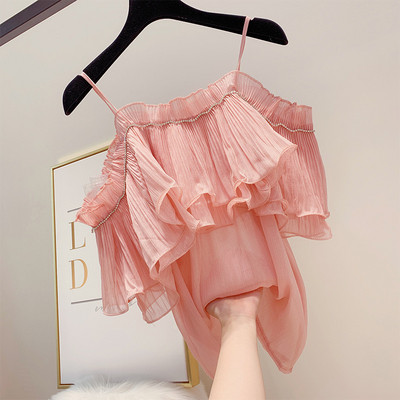 Maieu de dama cu bretele subtiri in mai multe culori