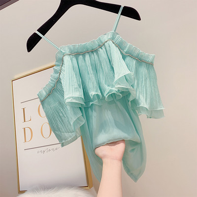 Maieu de dama cu bretele subtiri in mai multe culori