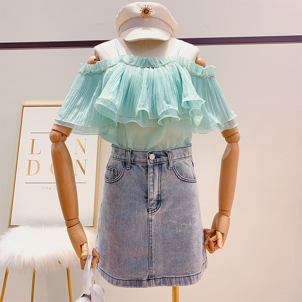 Maieu de dama cu bretele subtiri in mai multe culori