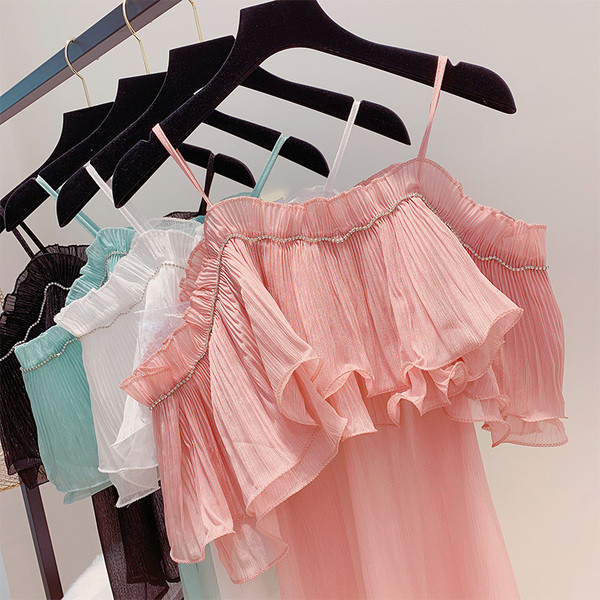 Maieu de dama cu bretele subtiri in mai multe culori