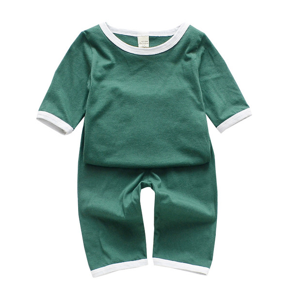 Pijamale pentru copii pentru fete - în trei culori în două părți