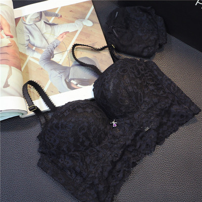 Női csipke fehérnemű két részben négy színben