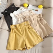 Modern női rövidnadrág zsebekkel, többféle színben