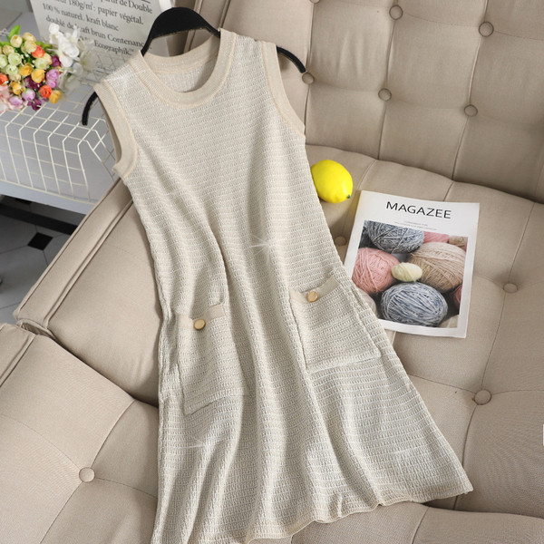 Rochie casual de dama cu decolteu O si buzunare in mai multe culori