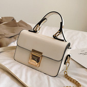 Geanta de dama eleganta cu inchidere metalica in mai multe culori