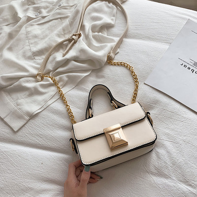 Geanta de dama eleganta cu inchidere metalica in mai multe culori