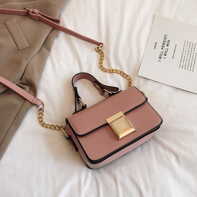 Geanta de dama eleganta cu inchidere metalica in mai multe culori