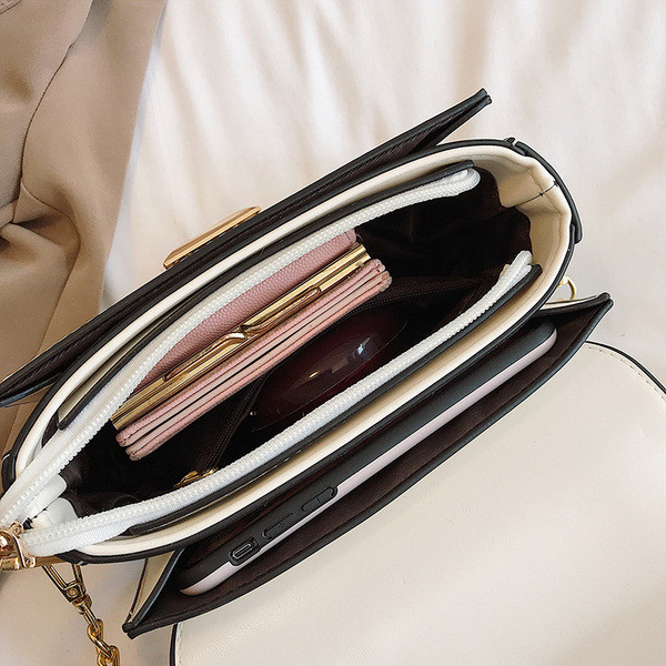 Geanta de dama eleganta cu inchidere metalica in mai multe culori