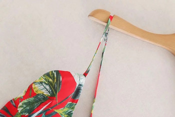 Rochie casual de dama cu bretele subtiri si spatele gol