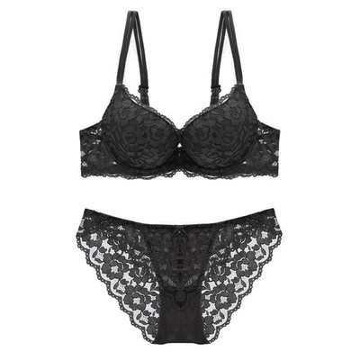 Női csipke fehérnemű két részben négy színben