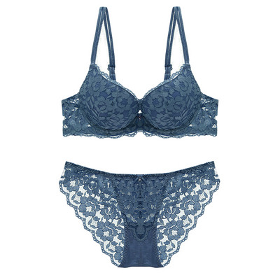 Női csipke fehérnemű két részben négy színben