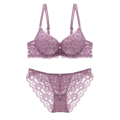 Női csipke fehérnemű két részben négy színben