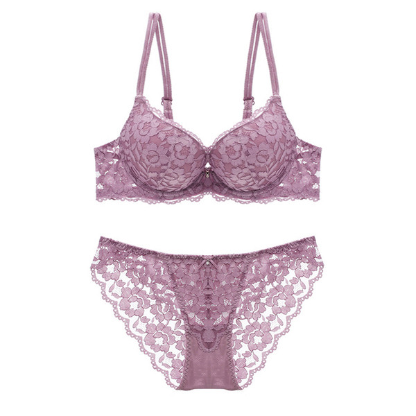 Női csipke fehérnemű két részben négy színben