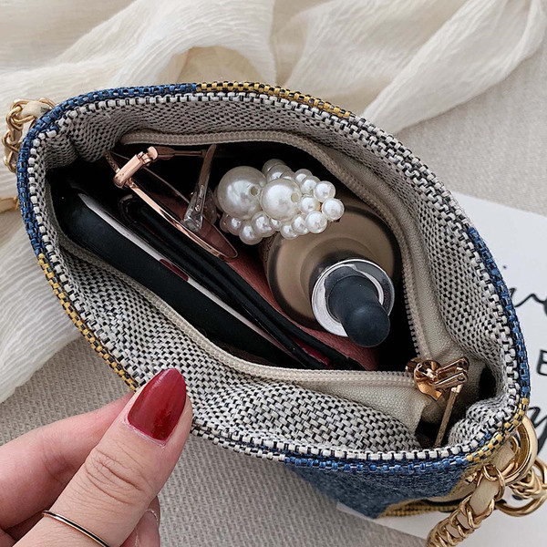 Geanta de dama tricotata cu maner lung