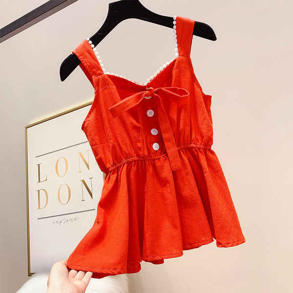 Modern női felső, gombokkal és elemes megkötővel