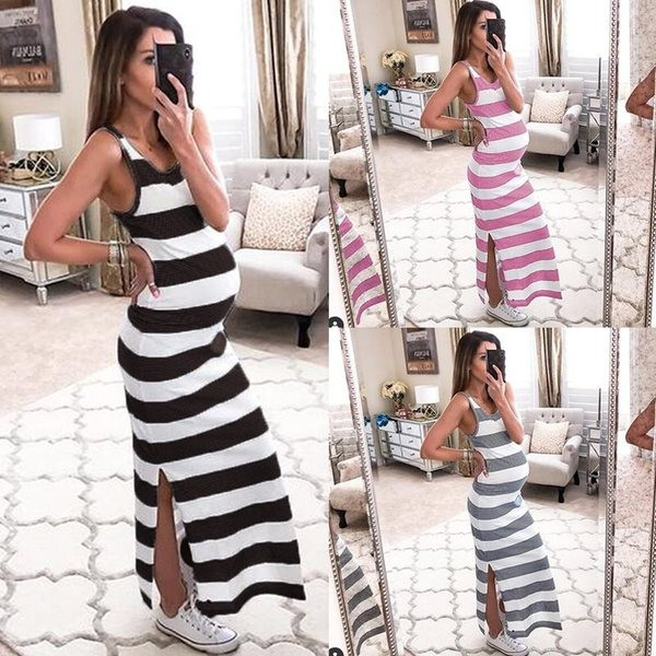 Alkalmi női ruha vékony pántokkal kismamáknak három színben